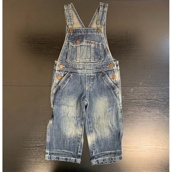 Genuine Kids From Oshkosh Other - Genuine Kids From Oshkosh Denim Bib Overalls Adjustable Straps Toddler Size 2T